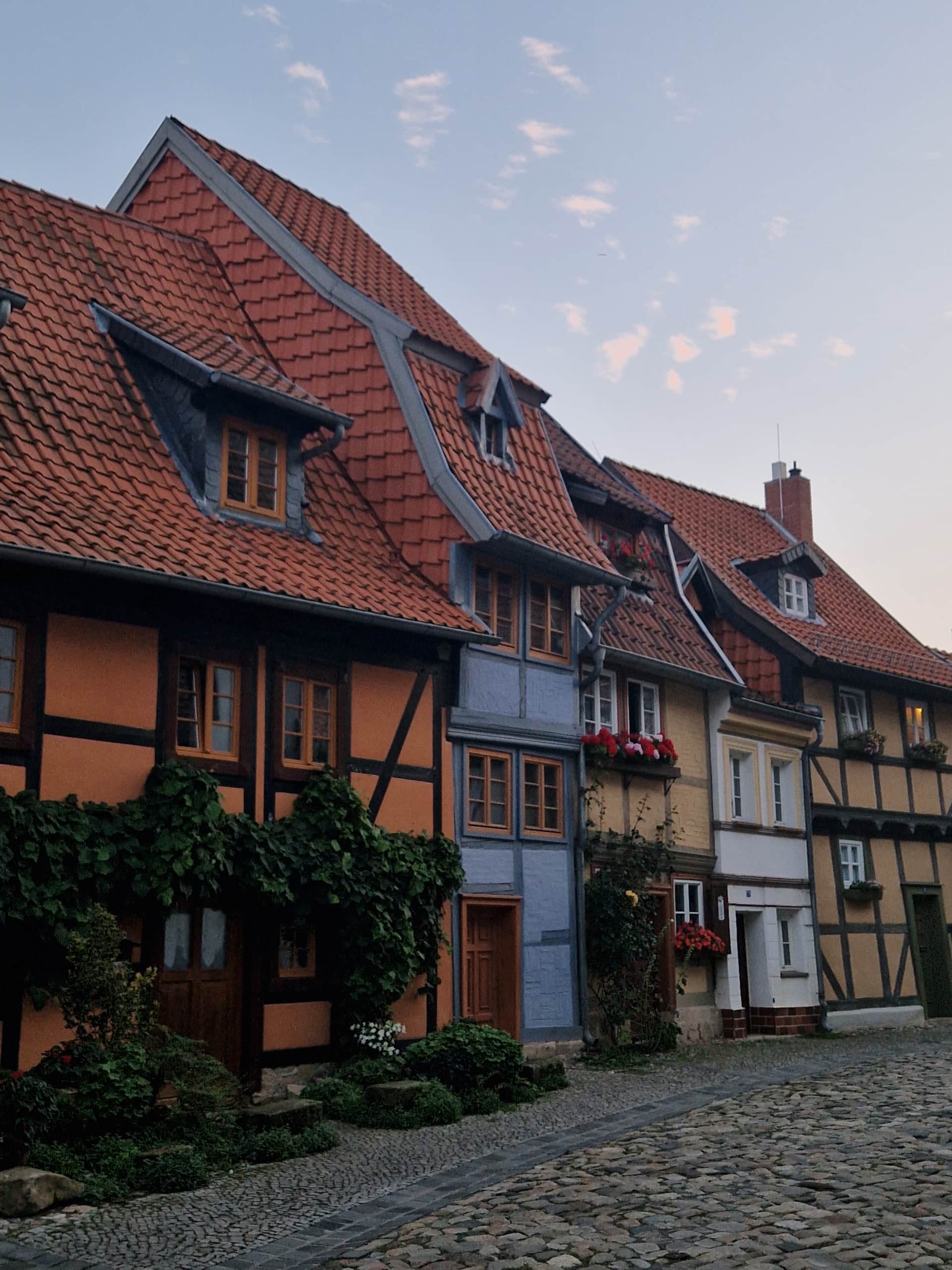Die Wassertorstraße in Quedlinburg