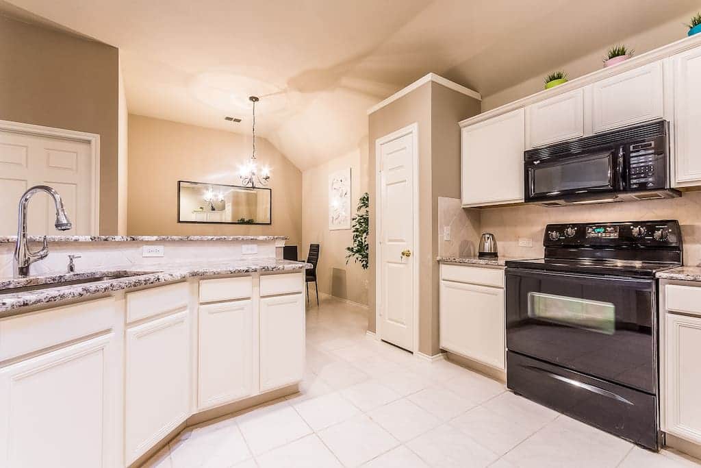 New dishwasher, fridge, coffee machine, toaster, cookware, tableware,  seasonings, ect.