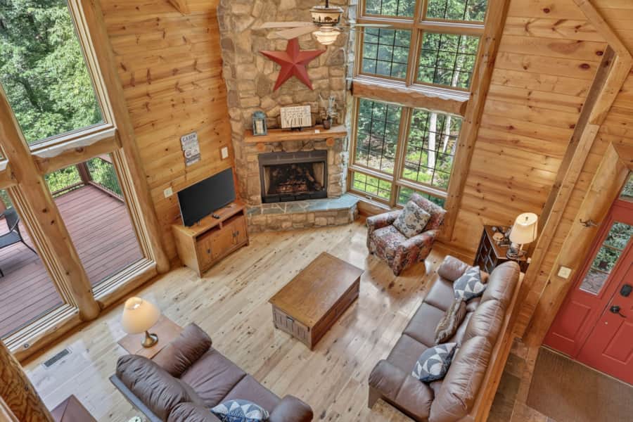 Living room from the loft
