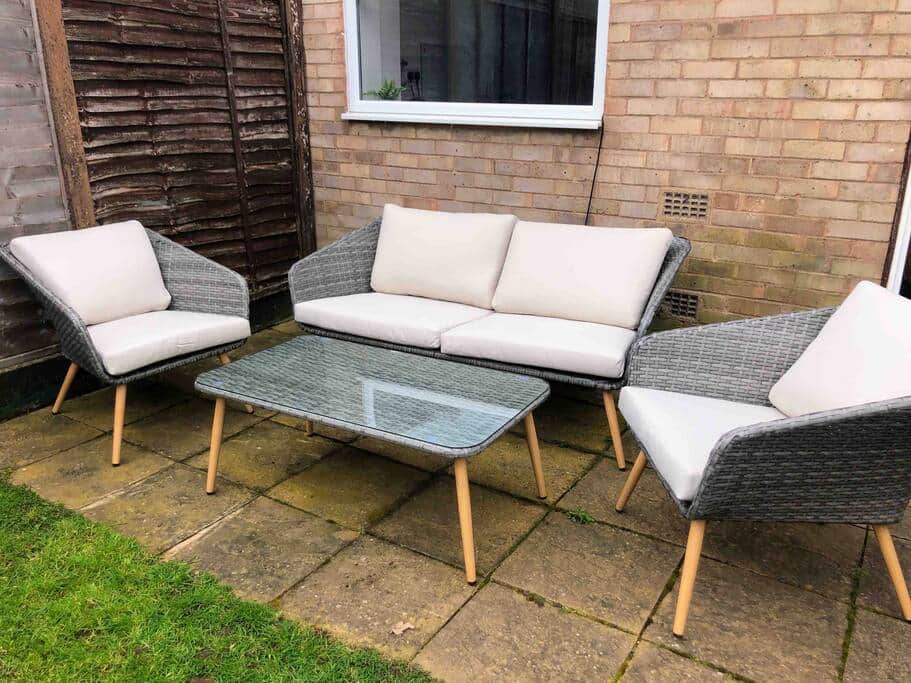 Outdoor seating area