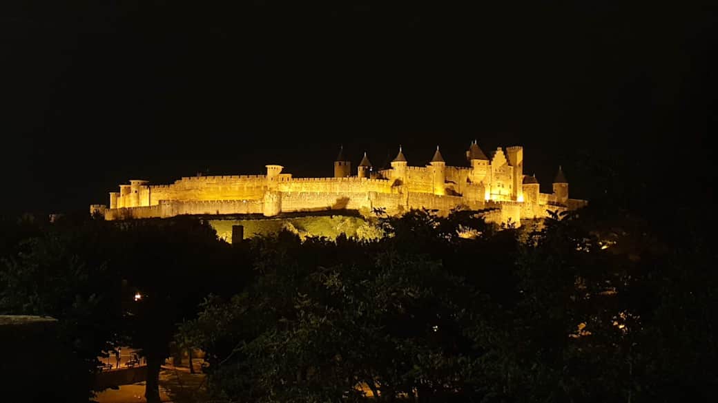 Medieval City at night
