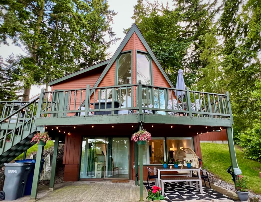 Exterior of Cabin during Summer