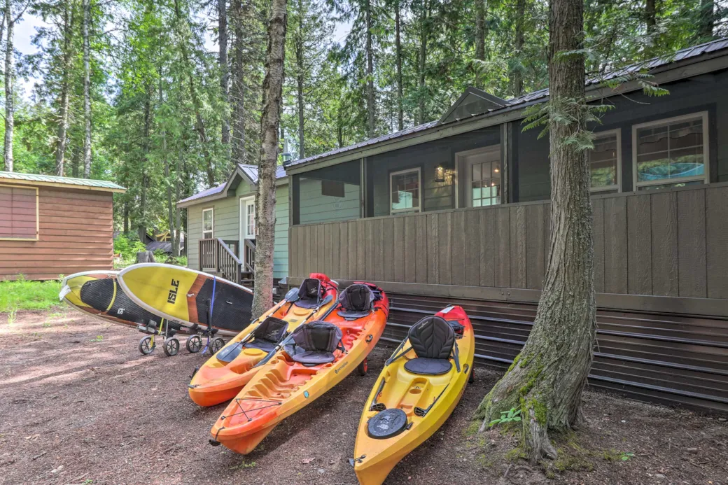 Kayaks and Paddle Boards Just Waiting For You