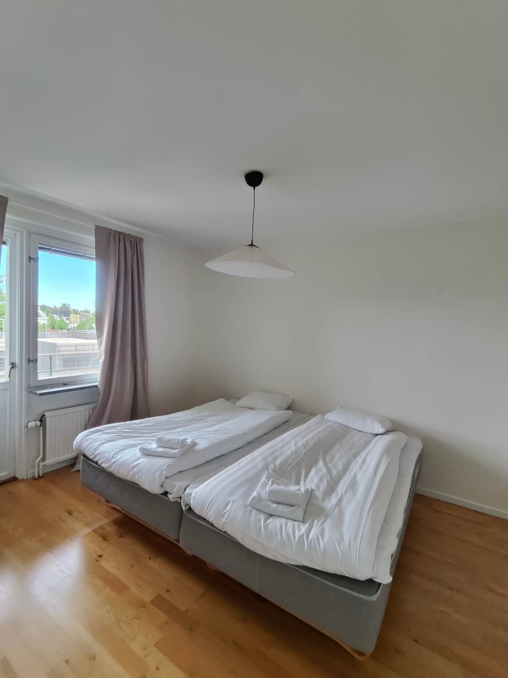Second bedroom with two single beds Second bedroom with two single beds