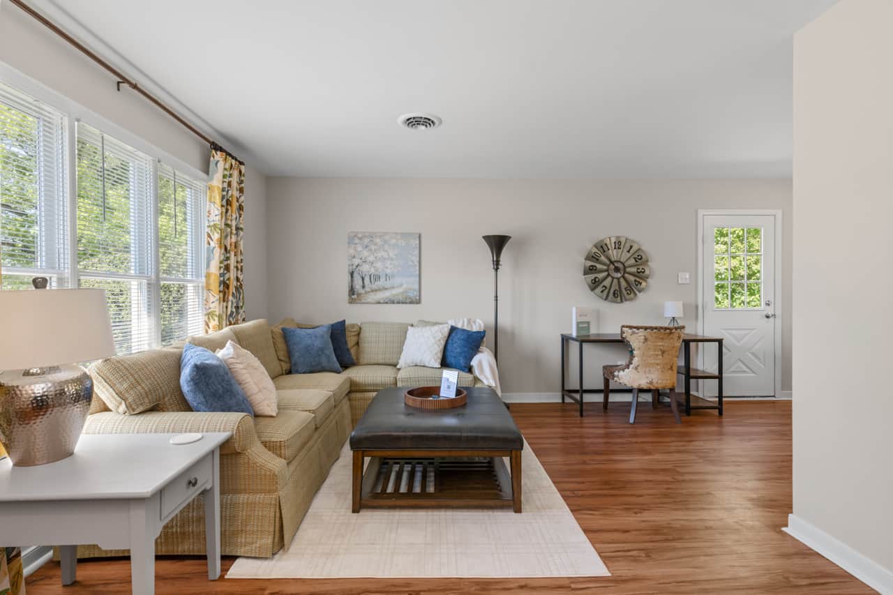 Living Room with Sectional Sofa