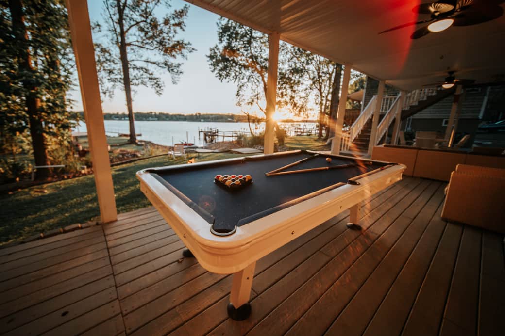 Sunset pool!