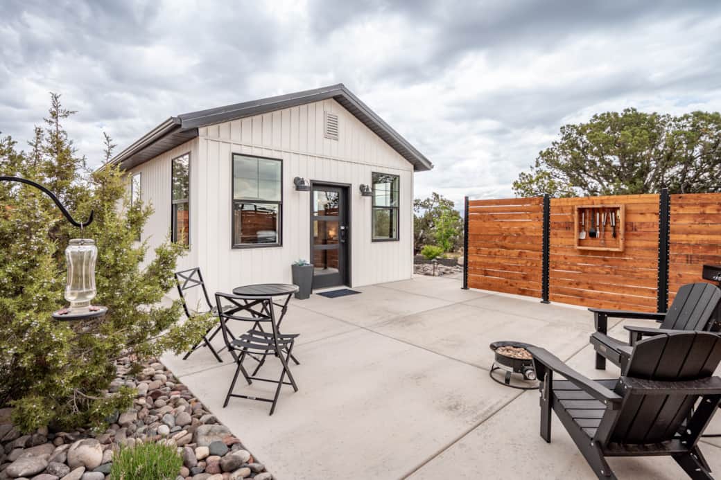 Enjoy a meal outdoors Enjoy a meal outdoors