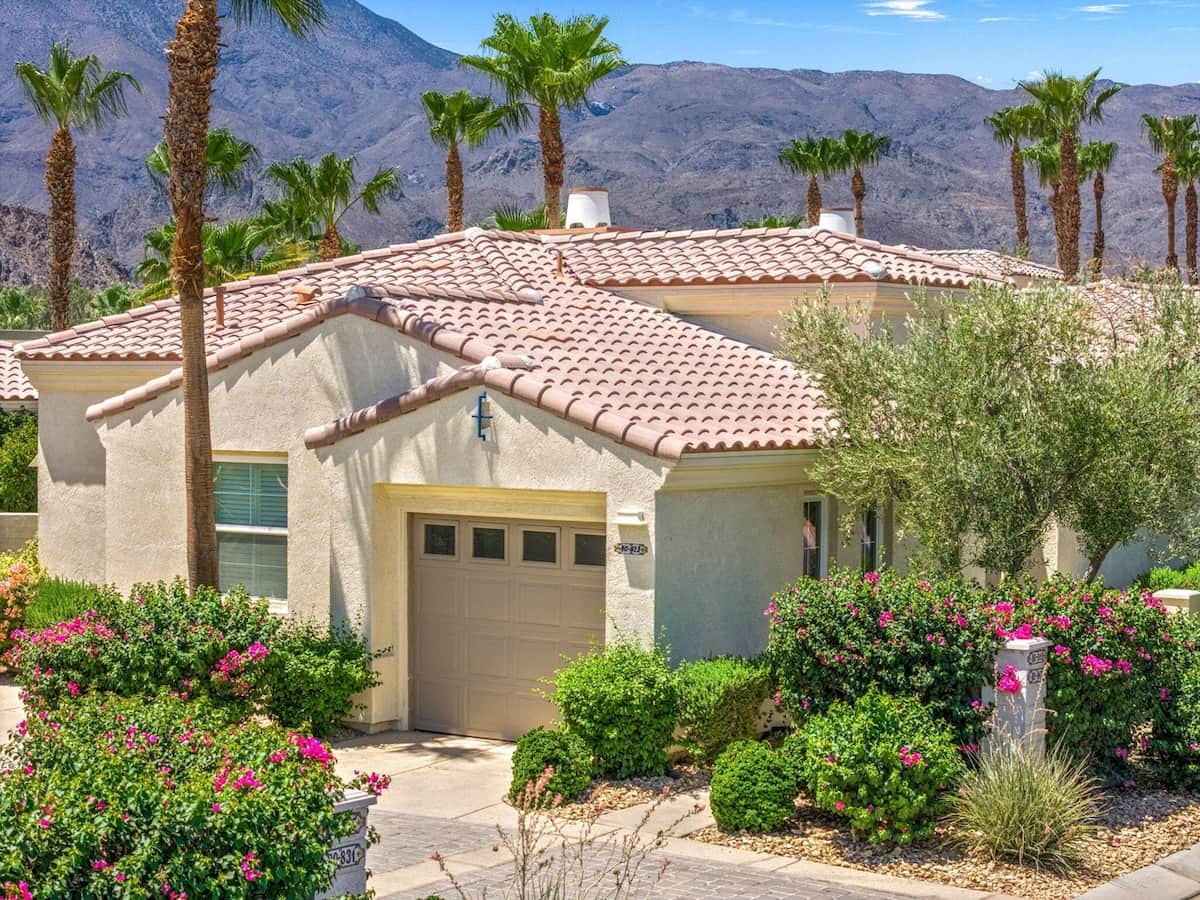 Our desert home allows outside parking and also has a private garage