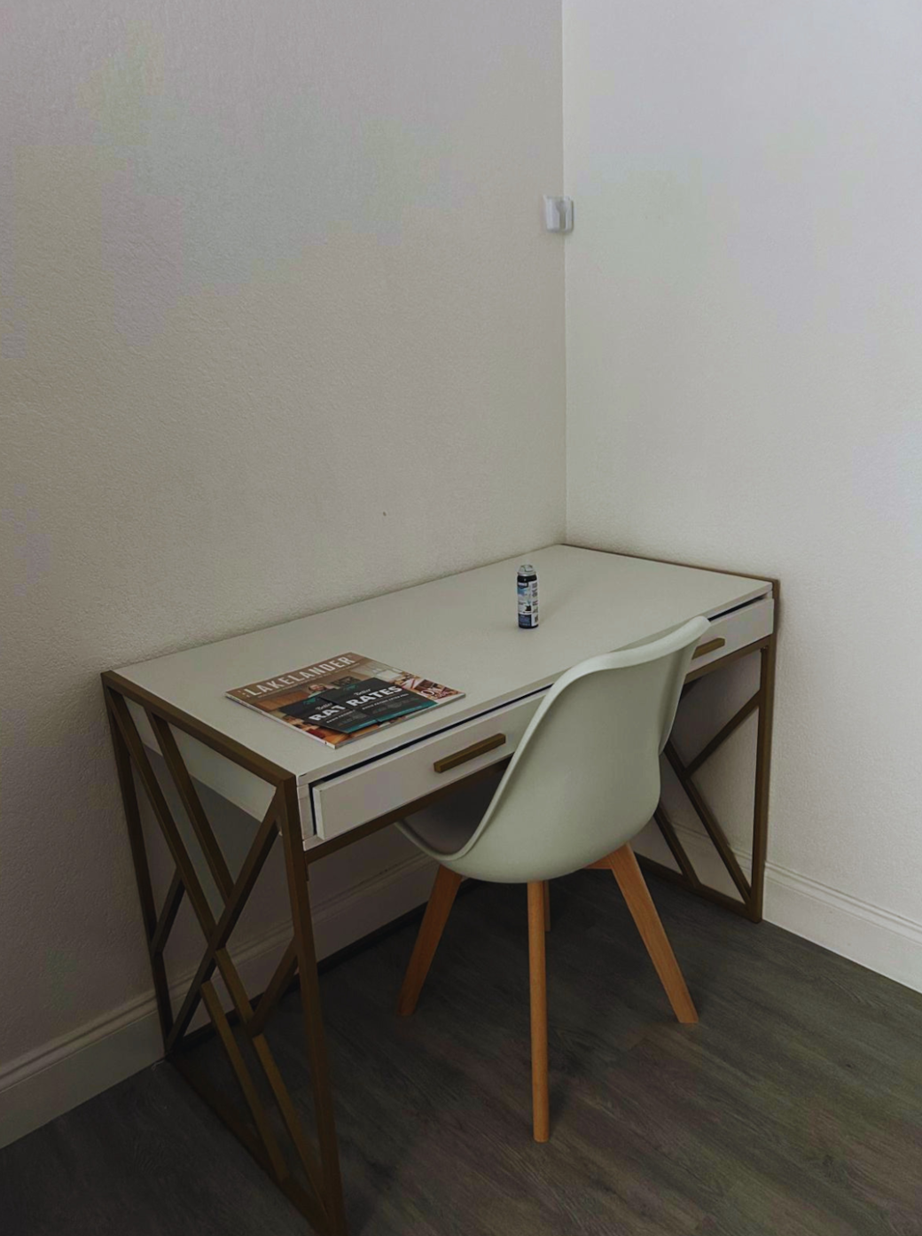 Dedicated workspace with desk and chair for work or study. Lakeland, FL
