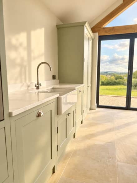Living area at The Cotswold Barn