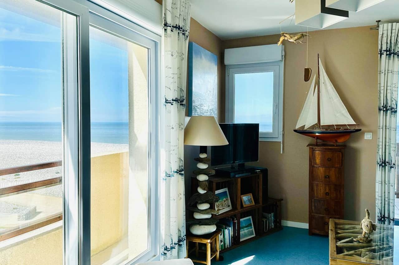 Pièce à vivre vue mer