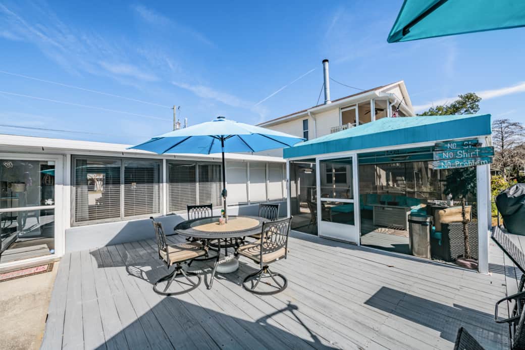Outdoor dining done right, where every meal comes with a view.