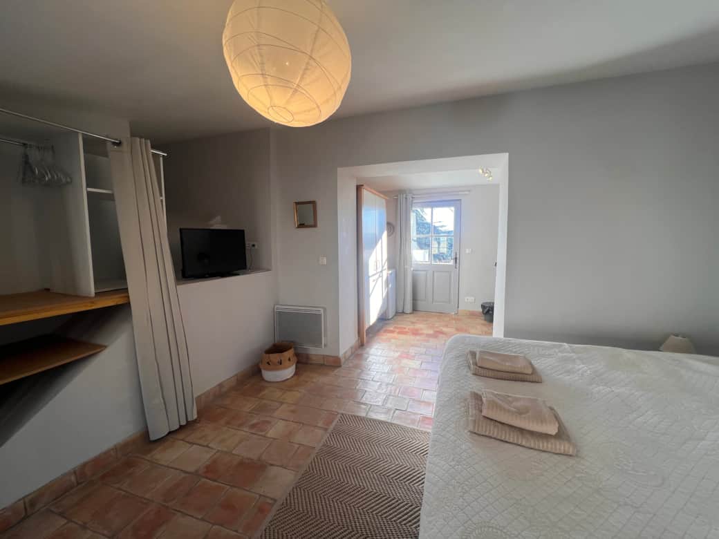 Bedroom space, storage