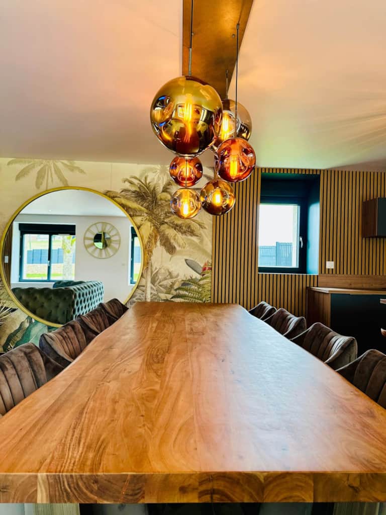 La Bastide du Causse — La table de la salle à manger