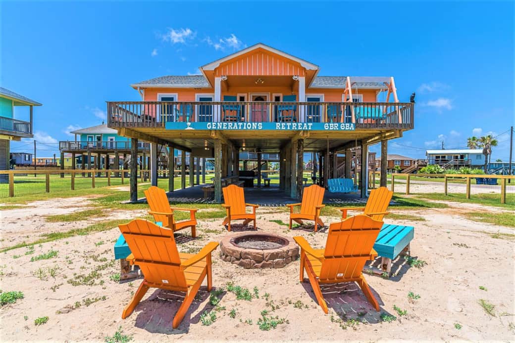 Welcome to Generations Retreat!  Beautifully remodeled Summer 2023, this home is perfect for large 20+ groups and safe for kids.  Walk to the beach, to the jetty, and to the splash pad; what could be better :)