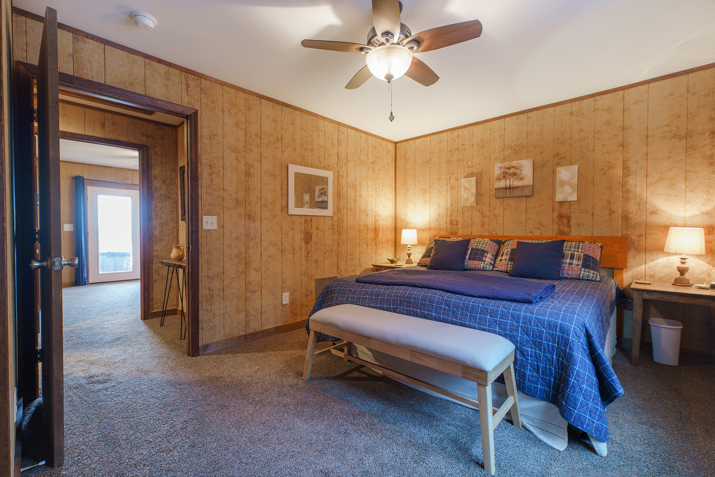Second Upstairs Bedroom with King Bed