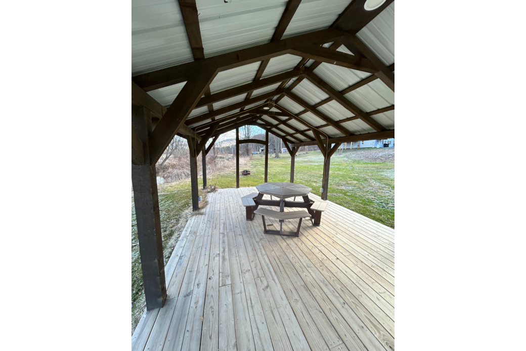 Pavillion  Area on the banks of Marsh Creek