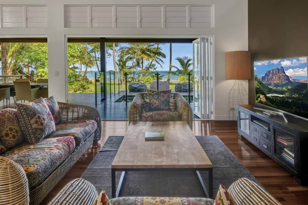 Ripples on the Beach - Living Area