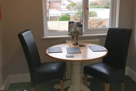 Dining table for two