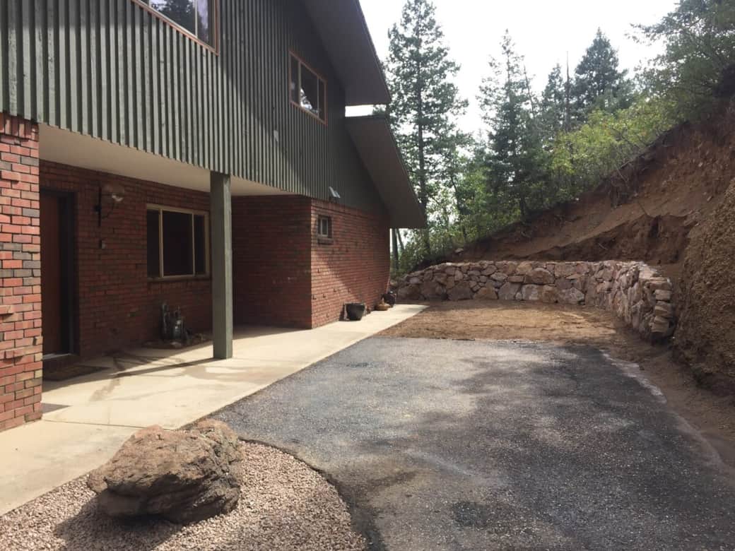 Front door and driveway - parking