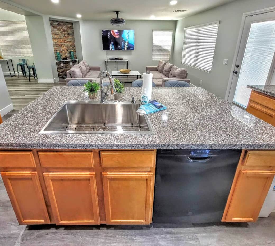 Kitchen Counter Top View 
