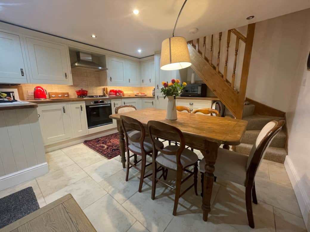 Kitchen Diner at Bluebirds Ramsgate Holiday Cottage