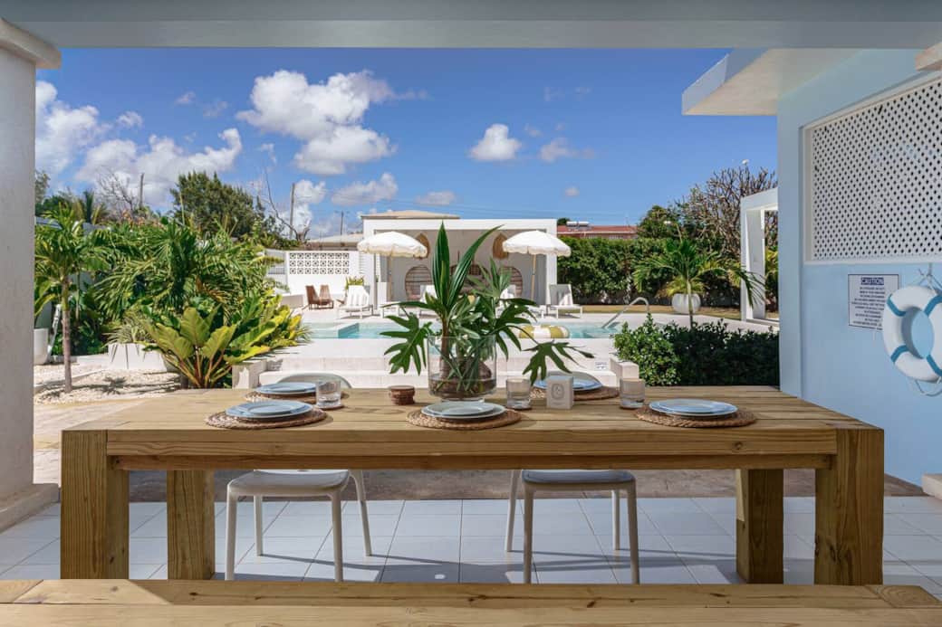 Dining Area on Rear Patio