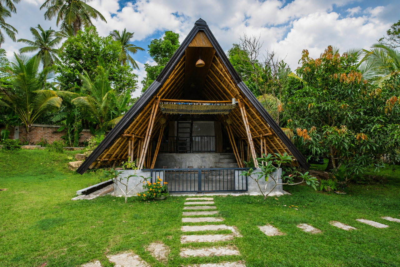 Lake View Cabana from the Garden