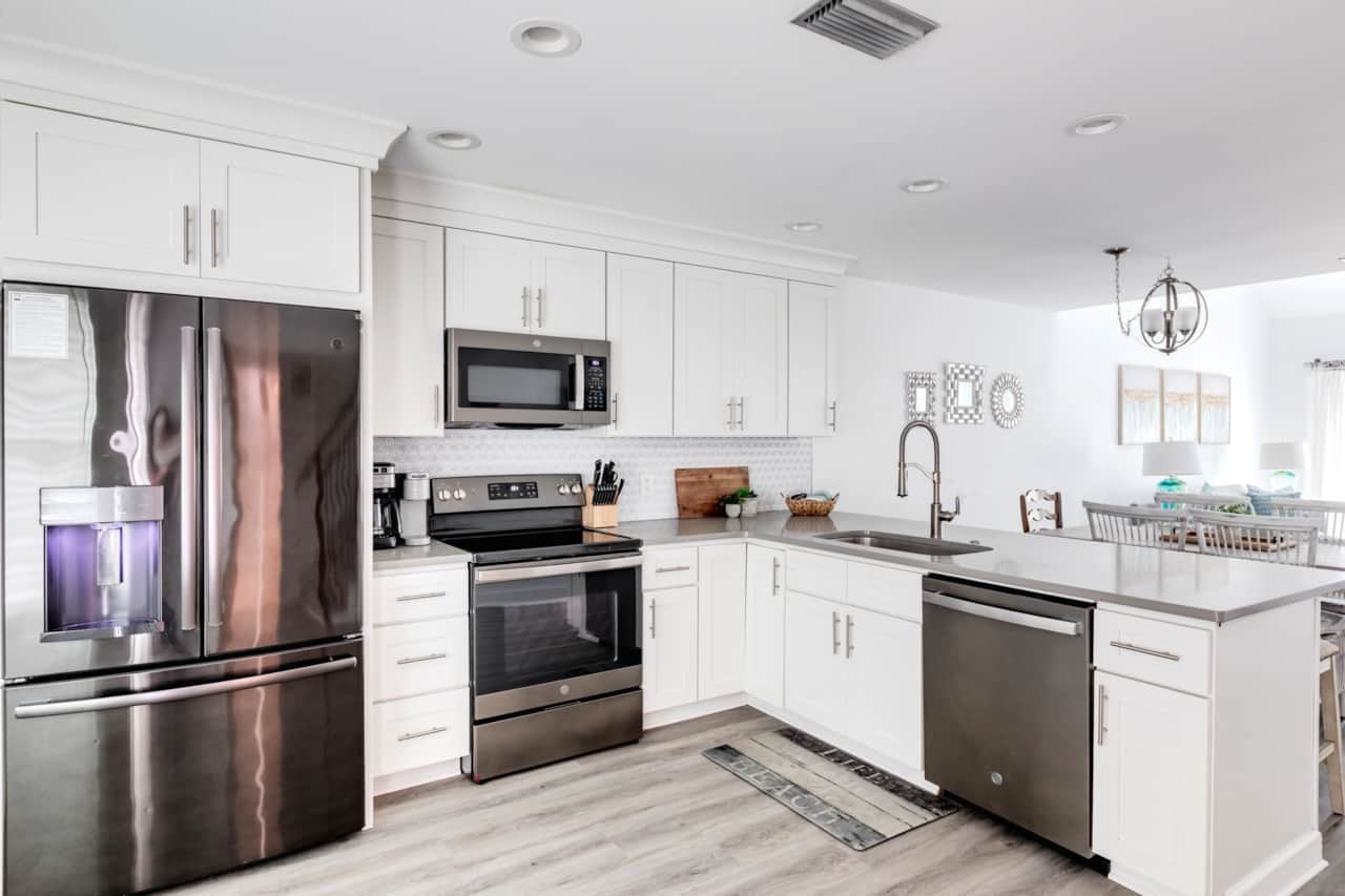 This spacious kitchen is stocked with everything you will need!