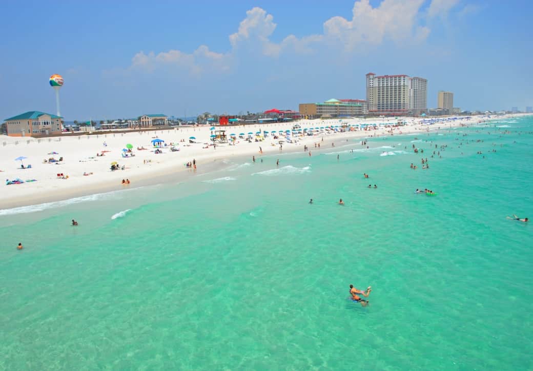 Looks at those clear waters! Pensacola Beach