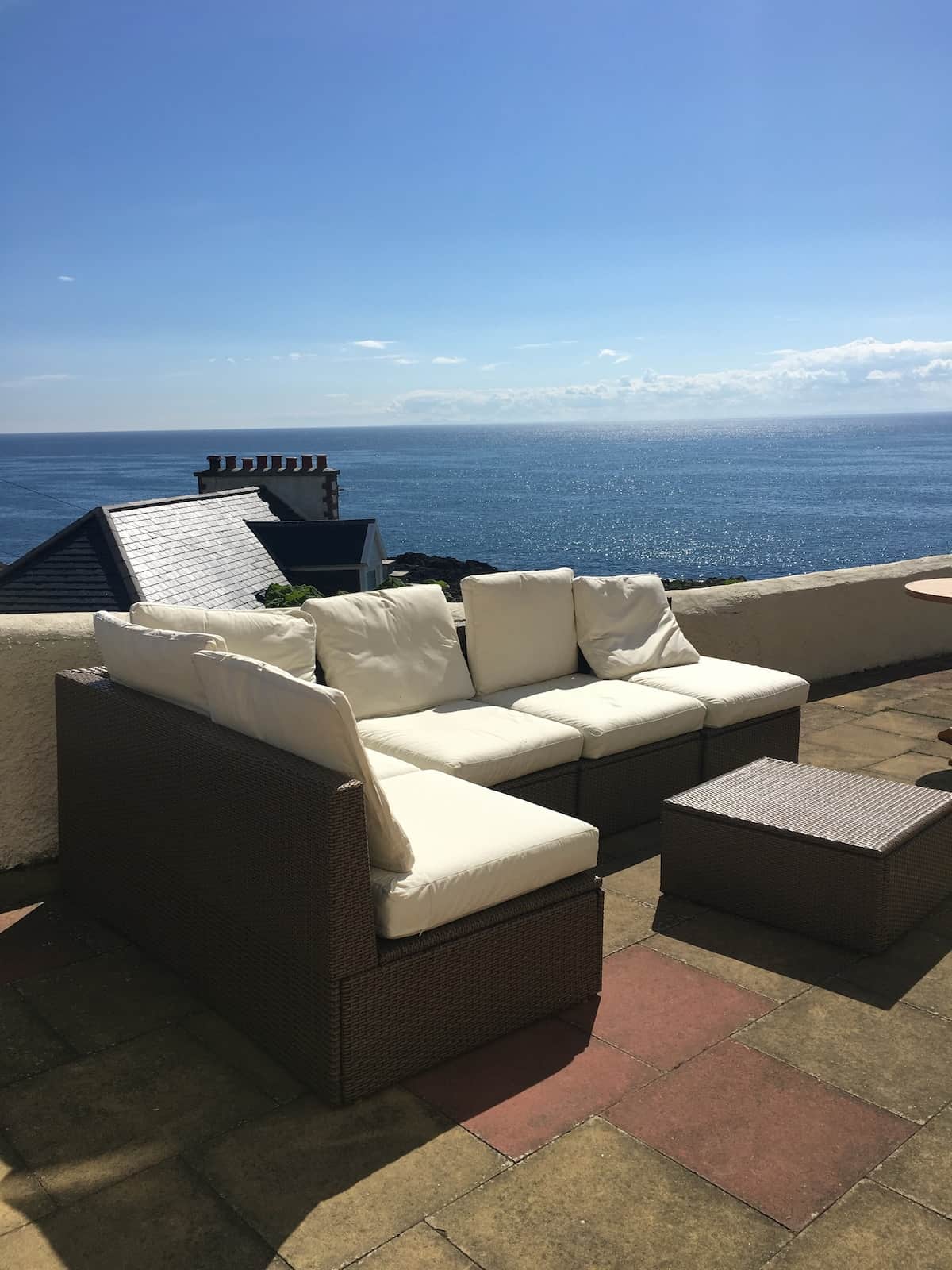 The terrace