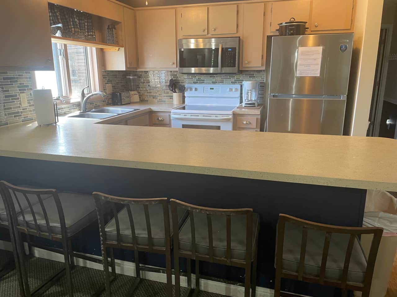 Kitchen from middle