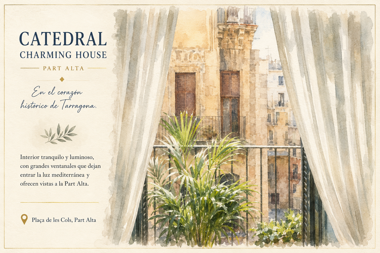 Catedral Charming House in Tarragona's Part Alta