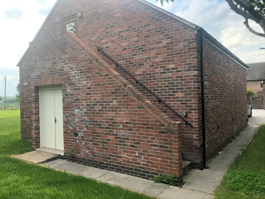 The Annex is accessed from the shared entrance at the front or from a separate entrance at the rear.
The doorway on the ground floor provides access to the garage where the washing machine is located if required or bikes can be stored. The Annex is accessed from the shared entrance at the front or from a separate entrance at the rear.
The doorway on the ground floor provides access to the garage where the washing machine is located if required or bikes can be stored.