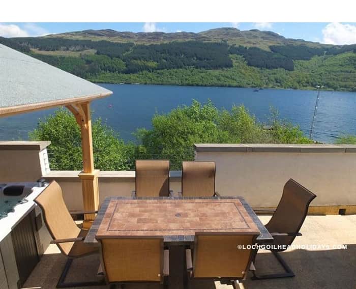 Al fresco dining area