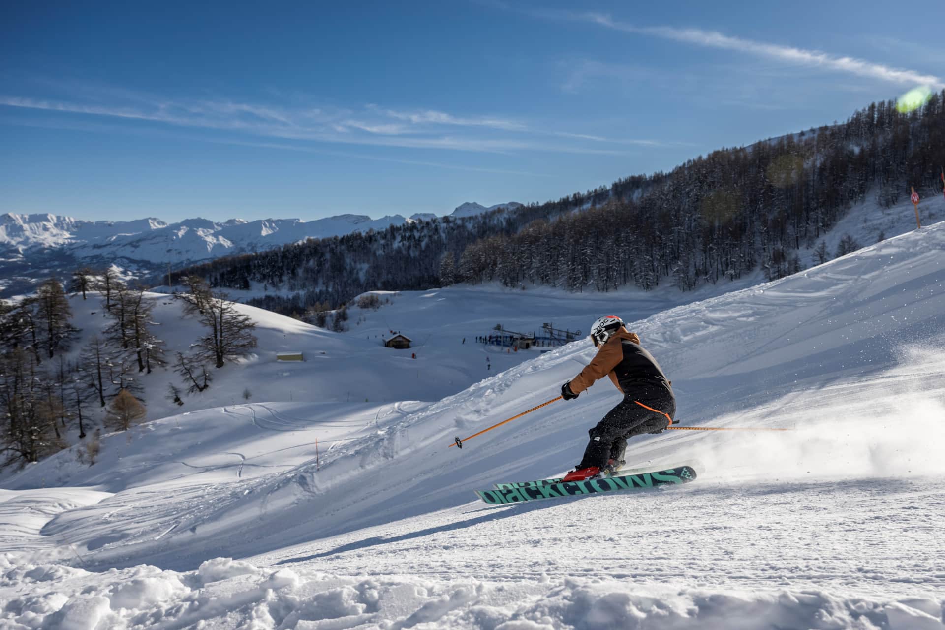 Pra-Loup et les montagnes de la Vallée de l'Ubaye