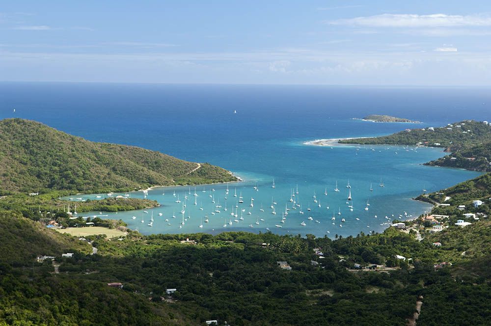 Caribbean jewels villa view over coral bay st john