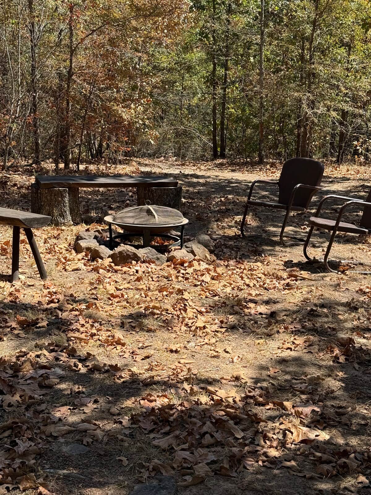 Cozy evenings around the fire pit. Think s'mores, hot dogs, campfire stories & many happy memories made.