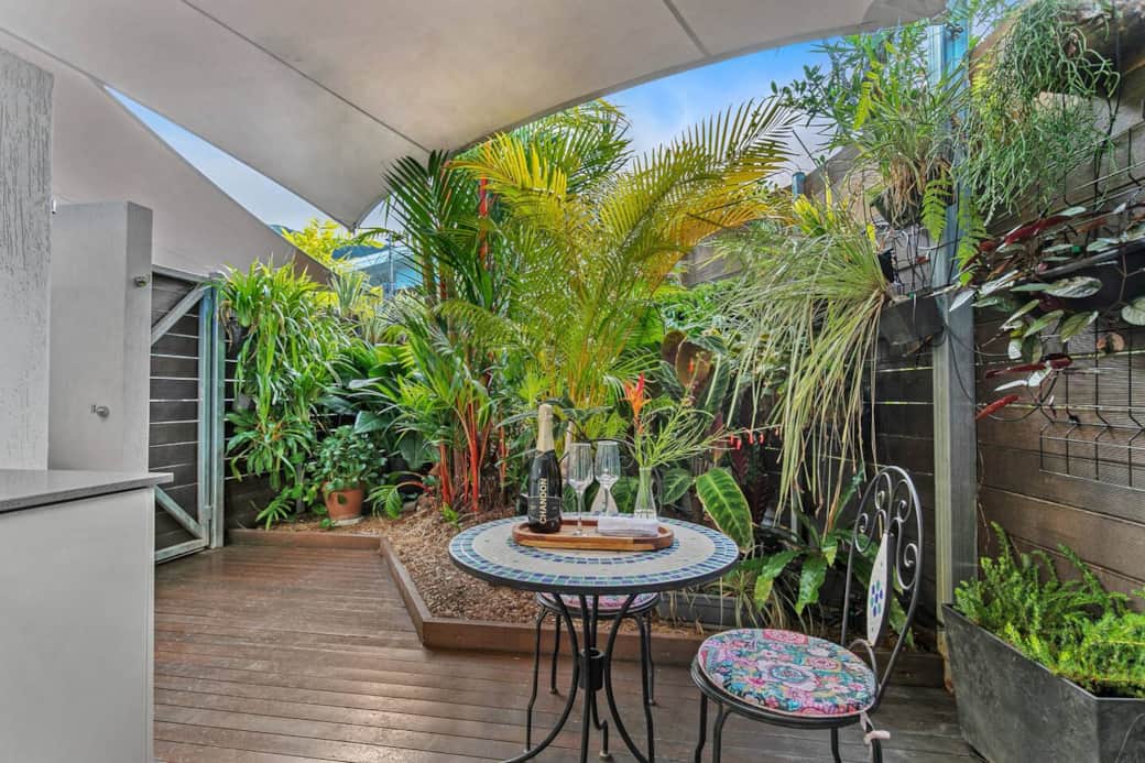 Private tropical courtyard
