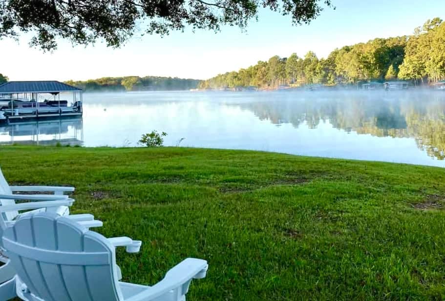 Front-row seats to quiet lake mornings — just steps from the water.