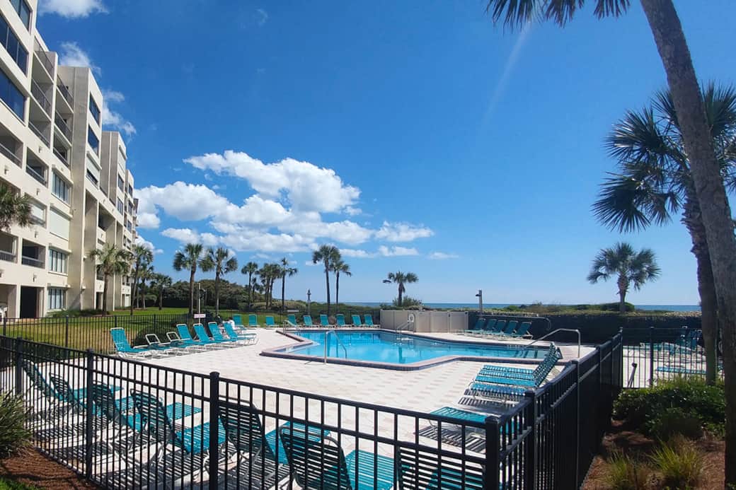 ~Pool just steps away from the condo~
