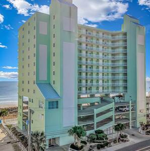 Paradise Pointe is Oceanfront and located in the family friendly community of Cherry Grove Beach, SC