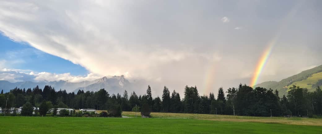 Ausblick auf Steinerermeer von Bergnest