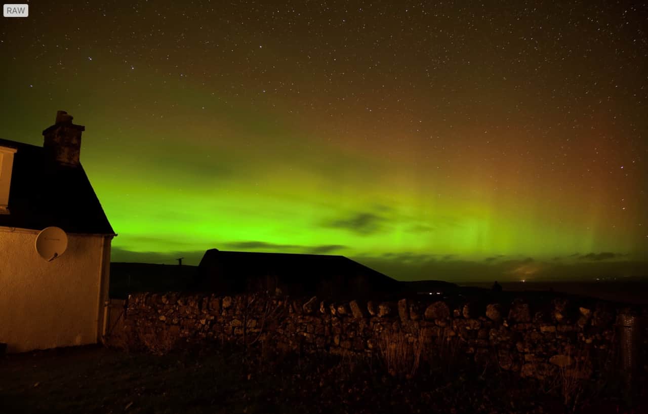 Aurora at Seafield Nov 2022