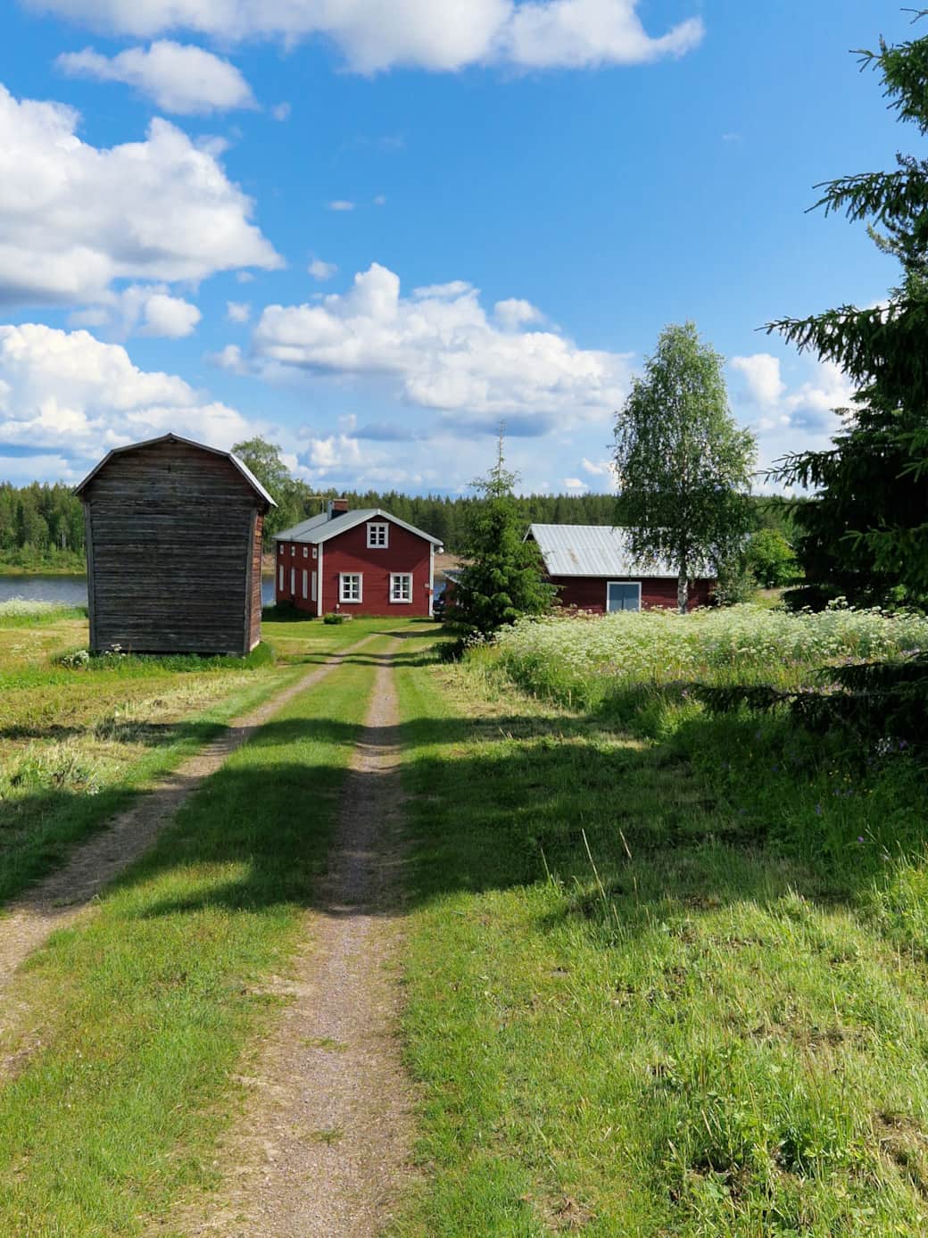 historic riverside homestead in Lovikka