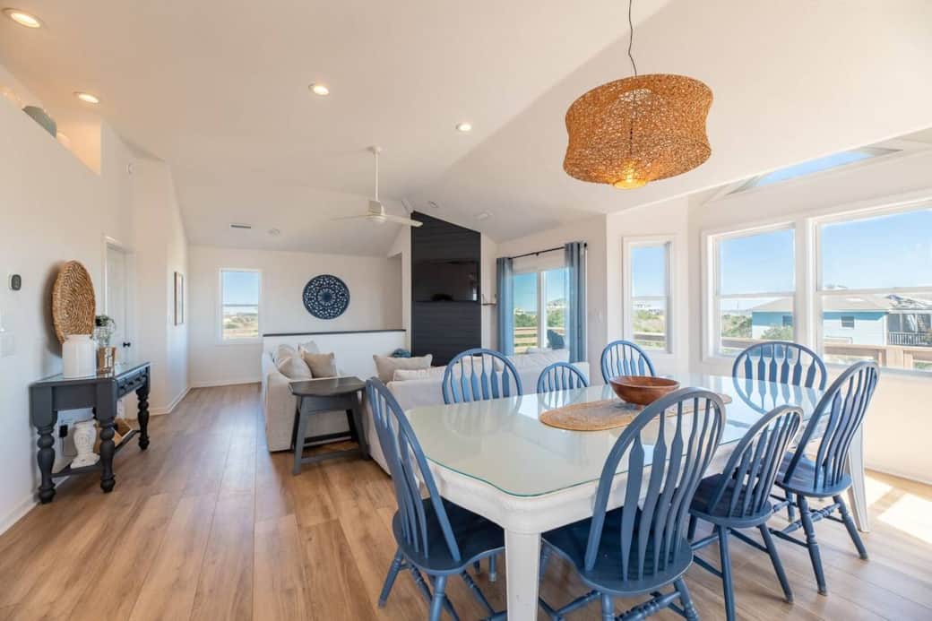 Blue Dining Living