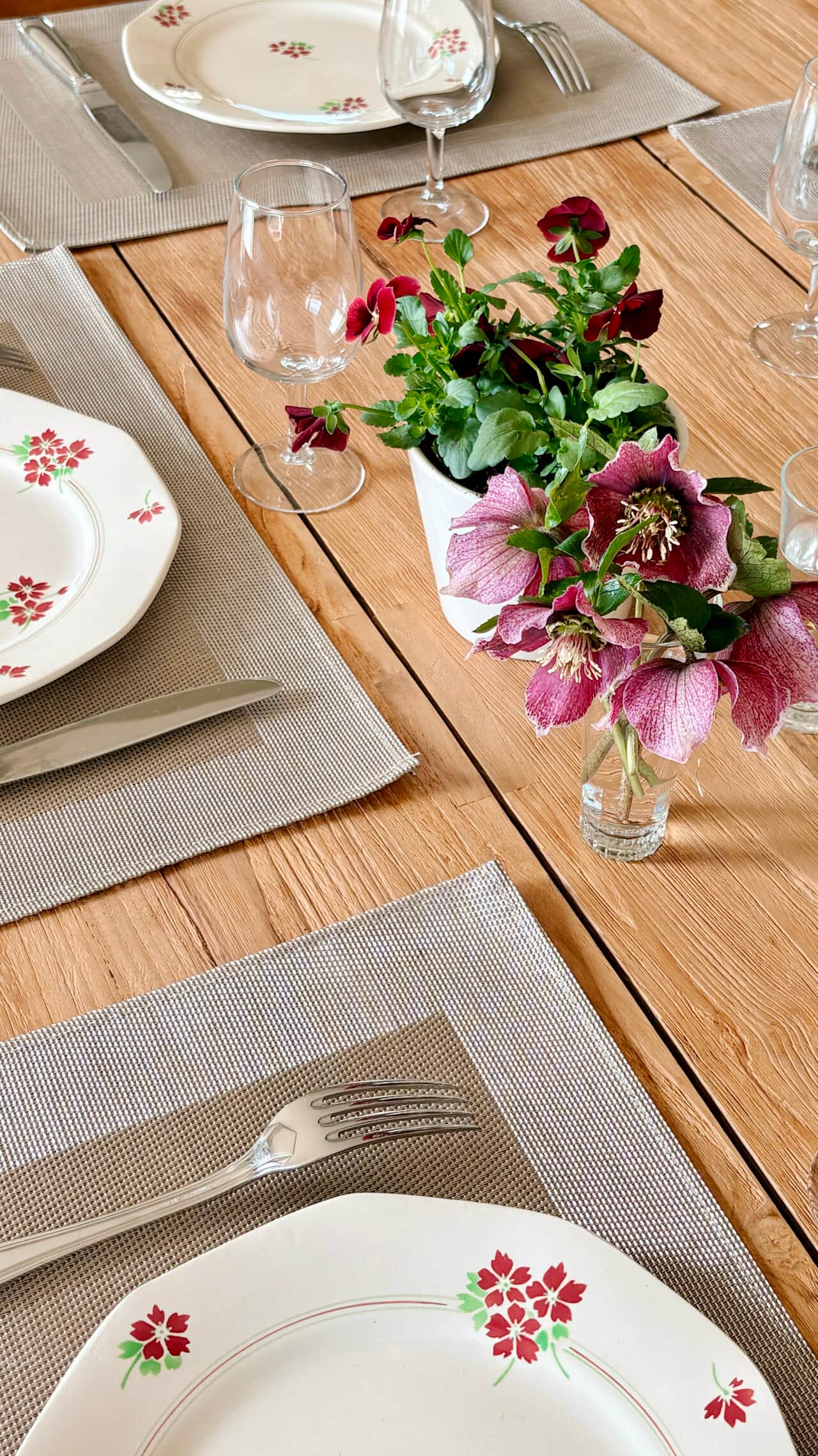 Repas de famille, 12 personnes - Gîte Normandie