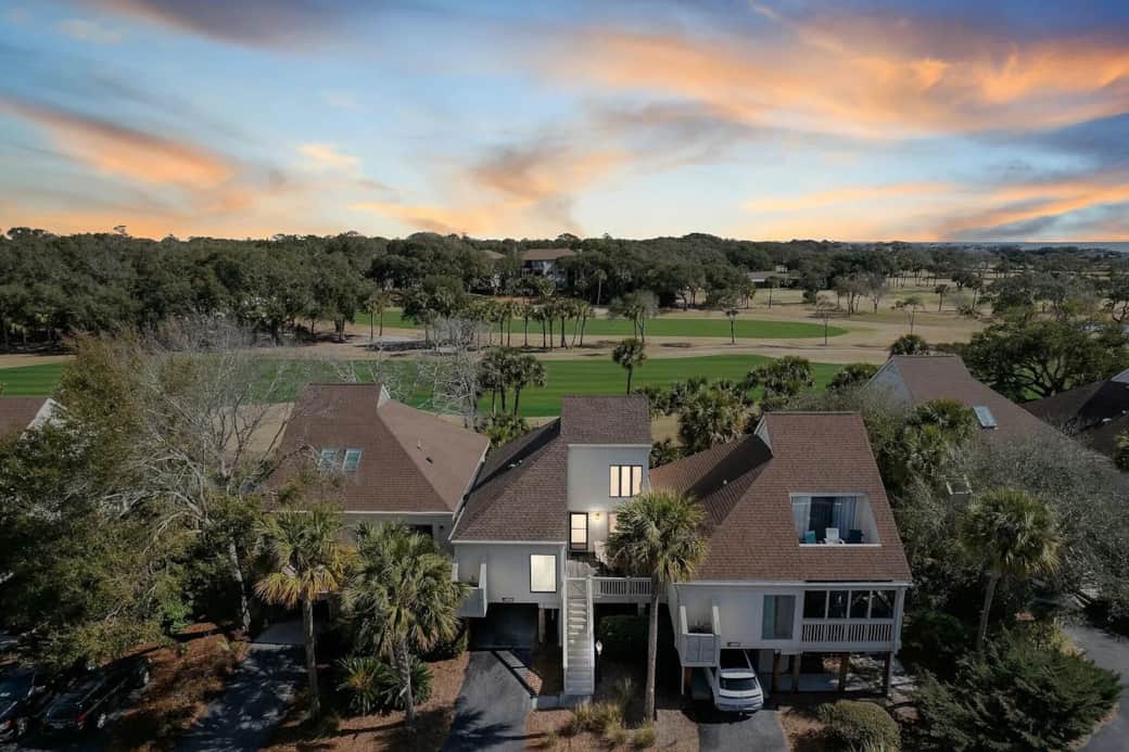 Aerial View from Front of Villa 2