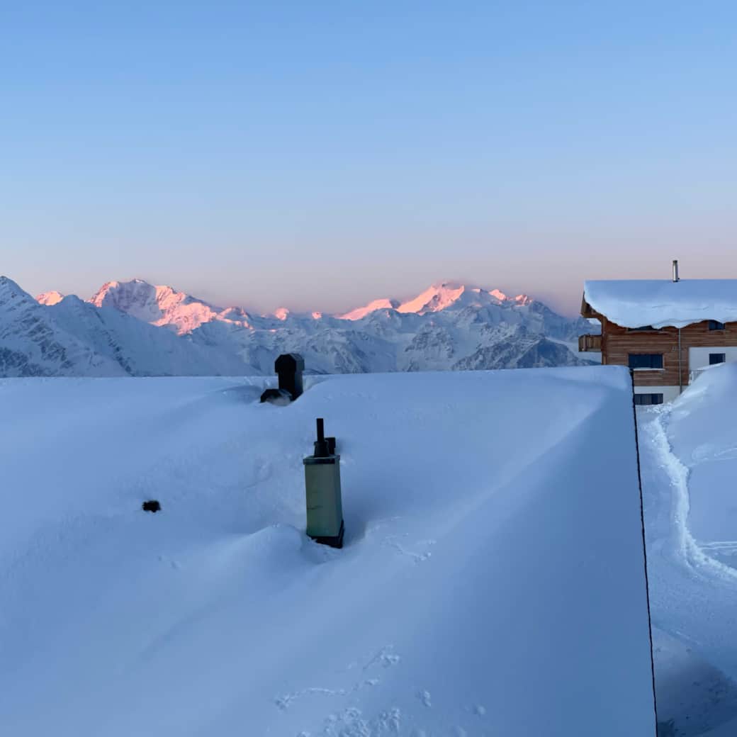 Panoramablick vom Balkon