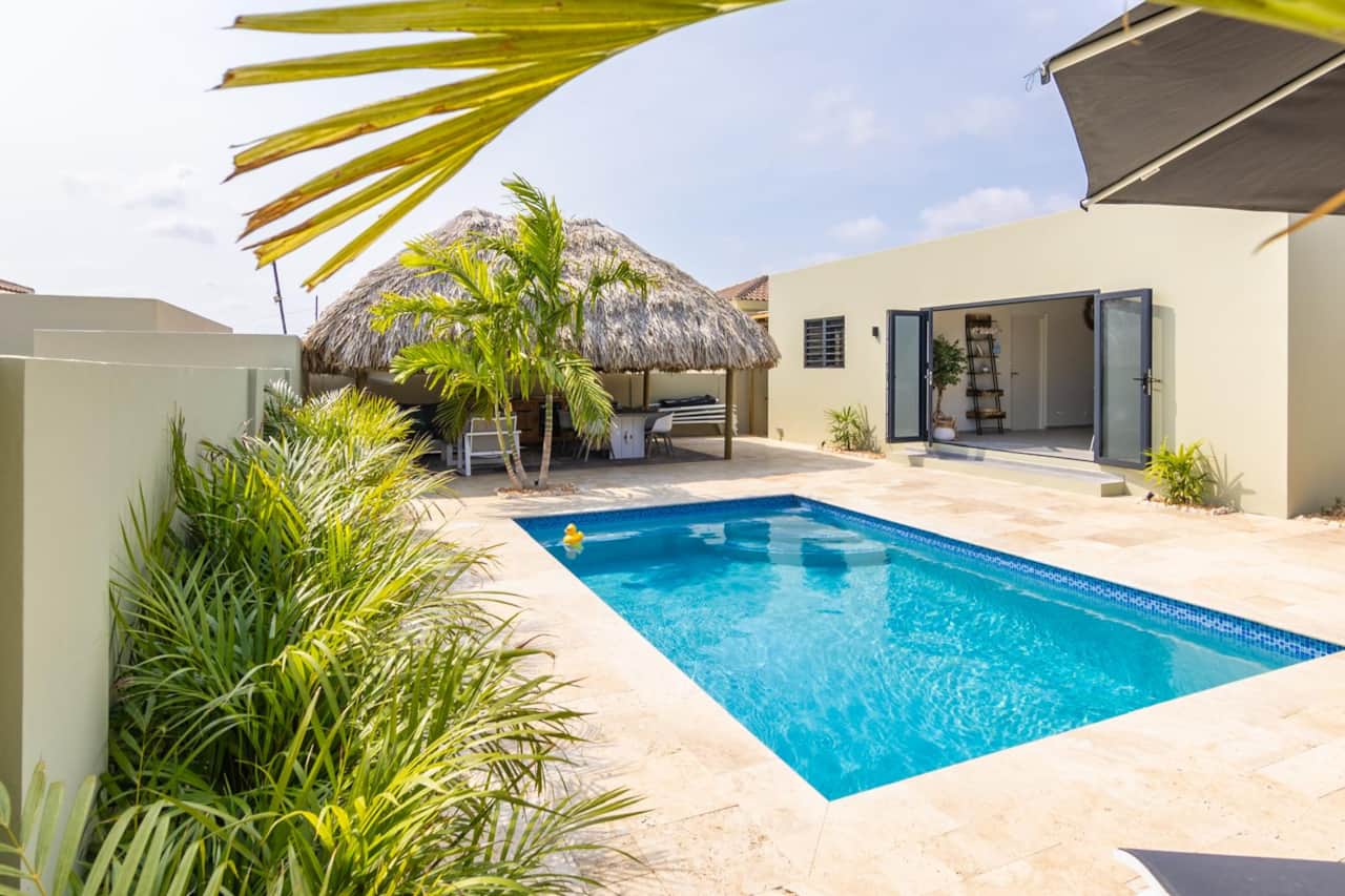 Garden with pool